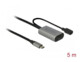 Extensión USB-C 3.1 activa 5 m: conexión a larga distancia