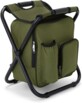 Mochila nevera con silla Livoo SEP140 verde para actividades al aire libre