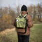 Mochila nevera con silla Livoo SEP140 verde para actividades al aire libre