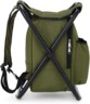 Mochila nevera con silla Livoo SEP140 verde para actividades al aire libre