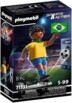 Playmobil Sports & Action : Jugador de fútbol - Brasileño 