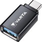 Adaptador Varta 57946 USB A a USB C para carga y sincronización