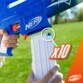 Lanzador de dardos Nerf Fortnite Blue Shock con disparo rápido motorizado