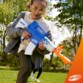 Lanzador de dardos Nerf Fortnite Blue Shock con disparo rápido motorizado