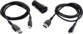Cargador coche USB 2,4 A con cables Micro-USB / USB-C