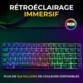 Teclado inalámbrico para gaming The G-Lab Keyz Hydrogen WL