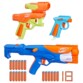 Pack de 3 blásters N Series Gear Up con 18 dardos N1