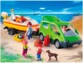 Playmobil Family Fun : coche familiar con remolque y lancha