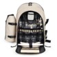 Mochila isotérmica de picnic para 4 personas con equipamiento completo
