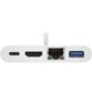 Adaptador USB-C multipuerto HDMI, RJ45, USB-A y USB-C PD