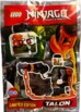 Minifigura LEGO NINJAGO Talon cazador de dragones en sobre