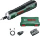 Atornillador inalámbrico PushDrive 3,6 V con 32 puntas
