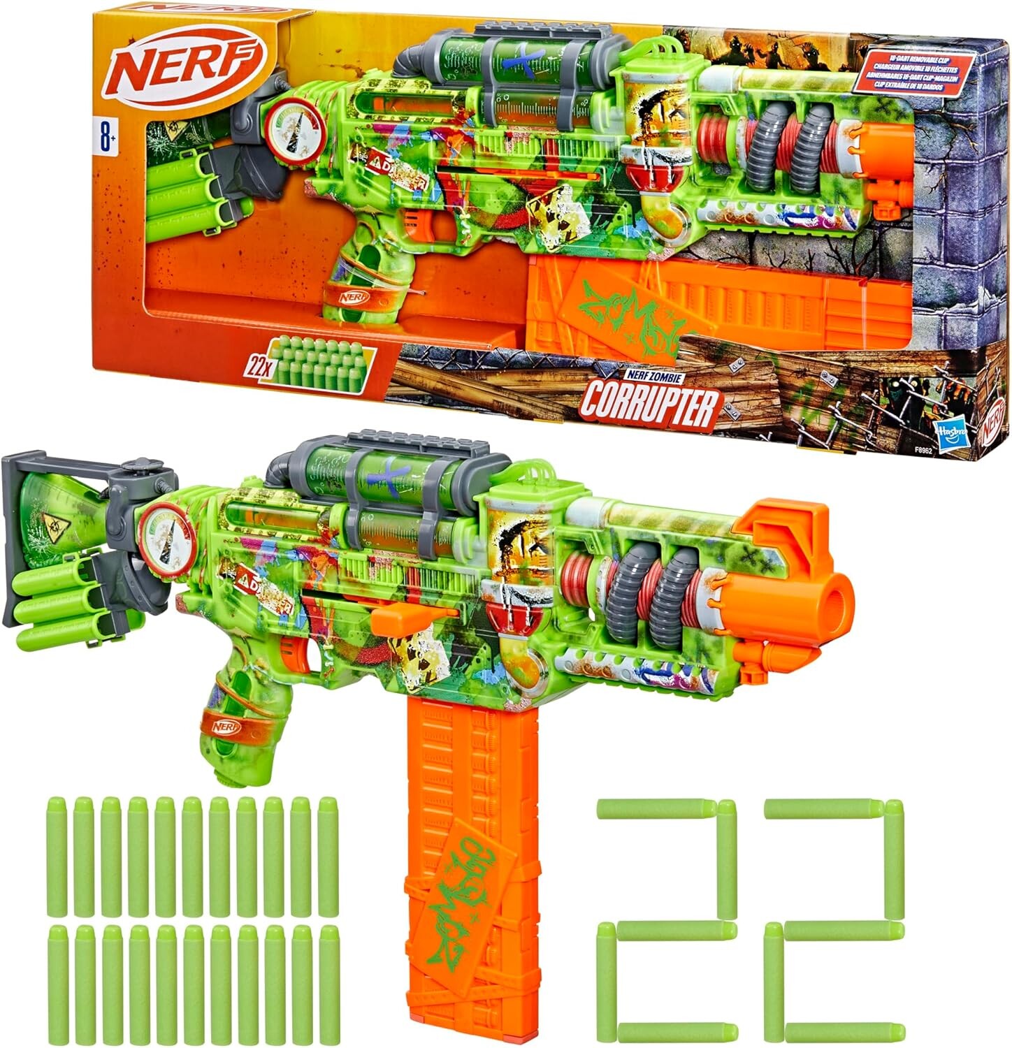 Lanzador Nerf Zombie Corrupter Lanzadores Nerf y disparos